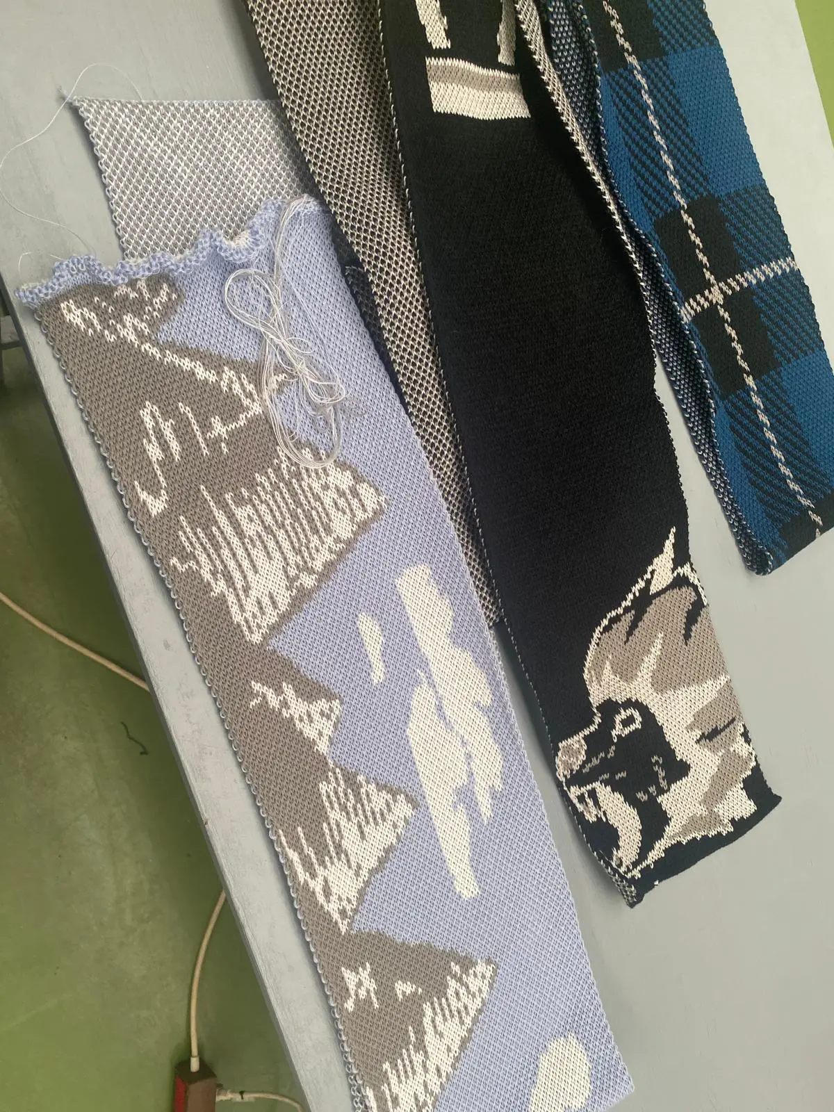 Design vlastního doplňku - šála